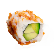 Crispy roll concombre avocat cheese