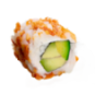 Crispy roll concombre avocat cheese