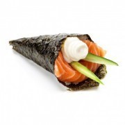 Temaki saumon avocat salade cheese